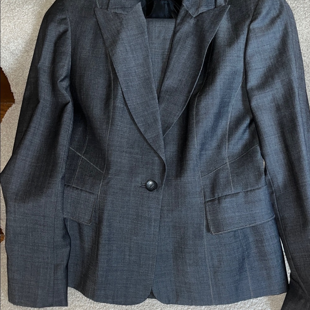 Anne Klein Charcoal Pantsuit
